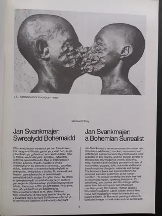 Švankmajer in Wales: The Communication of Dreams — Signed by Jan and Eva Švankmajer – photo 4