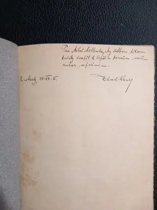 Richard Weiner – Usměvavé odříkání – Inscribed Presentation Copy, 1914 – photo 2