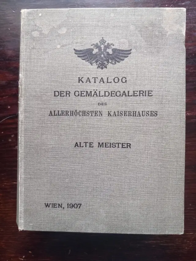 1907 Catalogue of the Imperial Picture Gallery: Old Masters