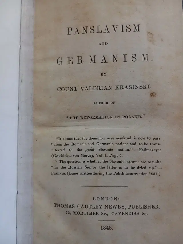 1848 Panslavism and Germanism