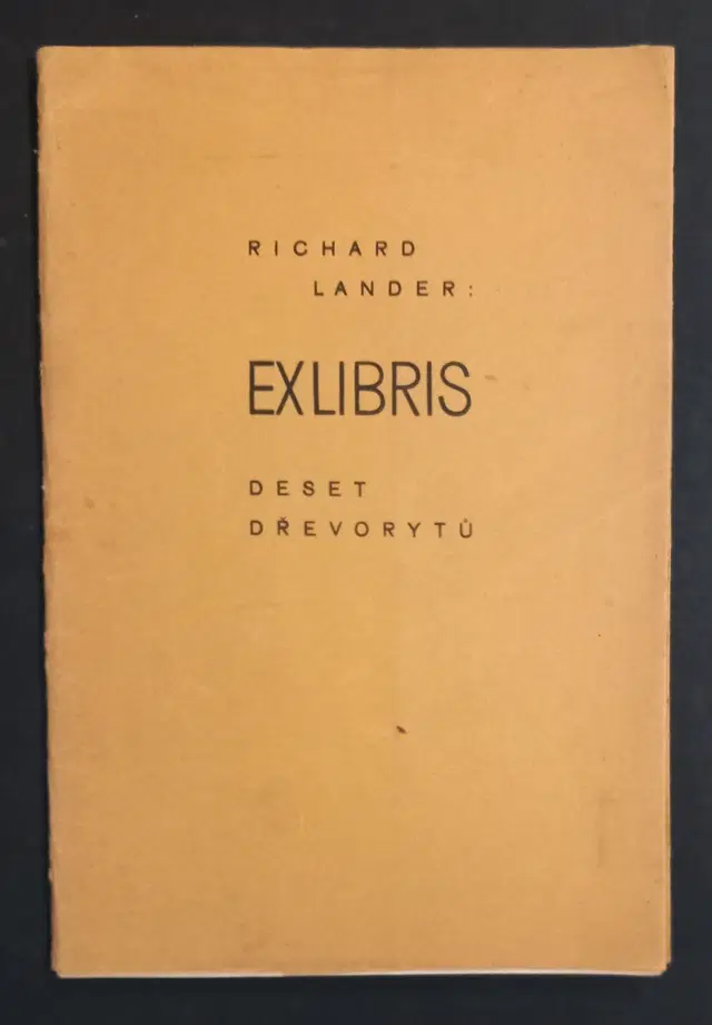 Richard Lander woodcut bookplates 37 of 50