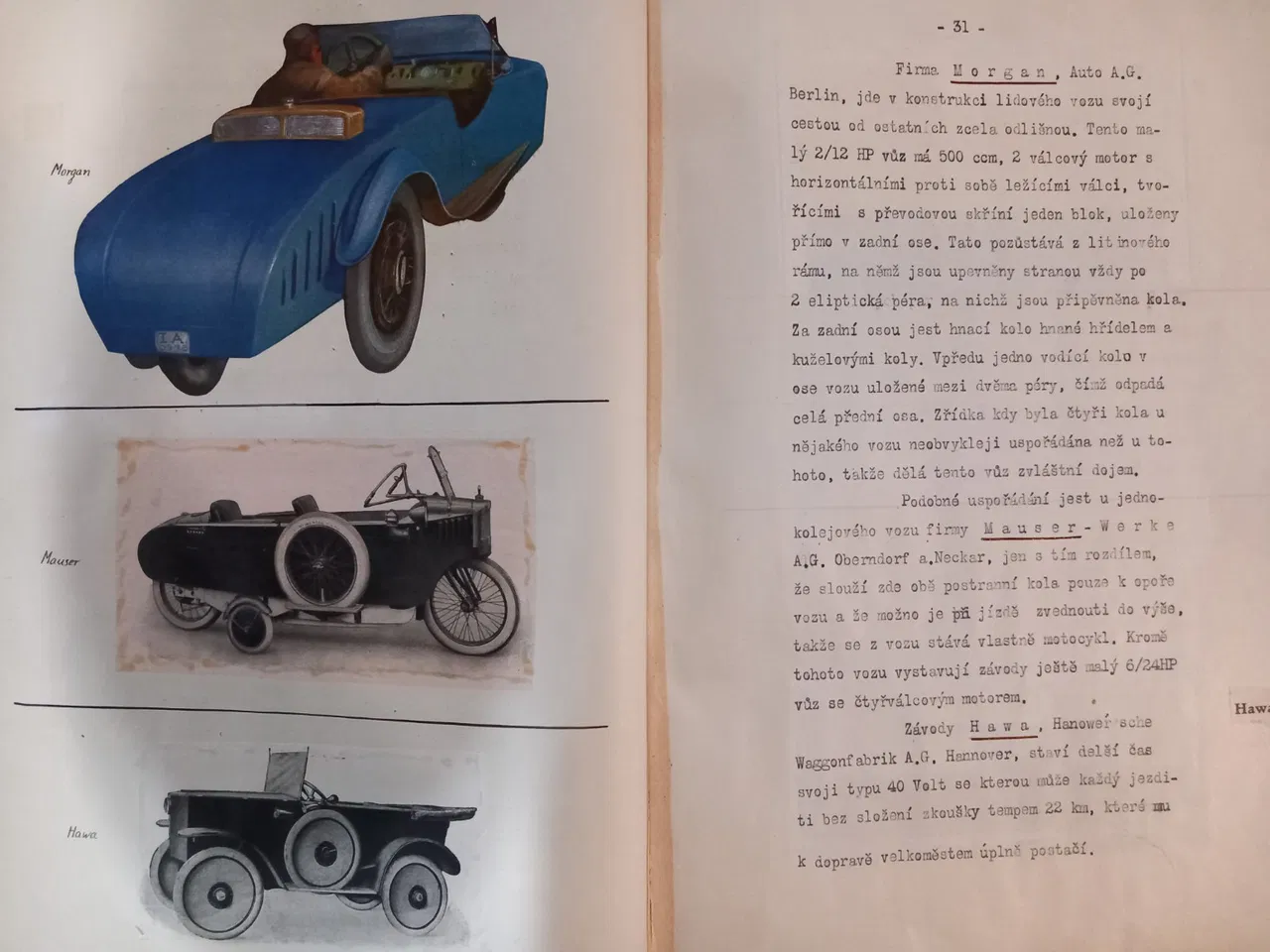 Samizdat catalogue for 1927 Berlin Motor Show