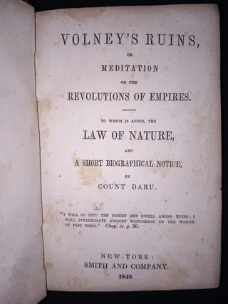 1848 Volney’s Ruins; or, Meditation on the Revolutions of Empires – photo 2