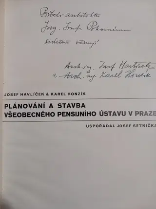 Všeobecný pensijní ústav v praze 1934 Věnování – photo 2
