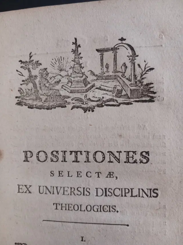 Positiones ex universis disciplinis theologici 1783