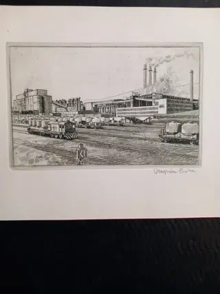 Hungarian Industrial Album Signed Etchings – photo 6
