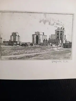 Hungarian Industrial Album Signed Etchings – photo 8
