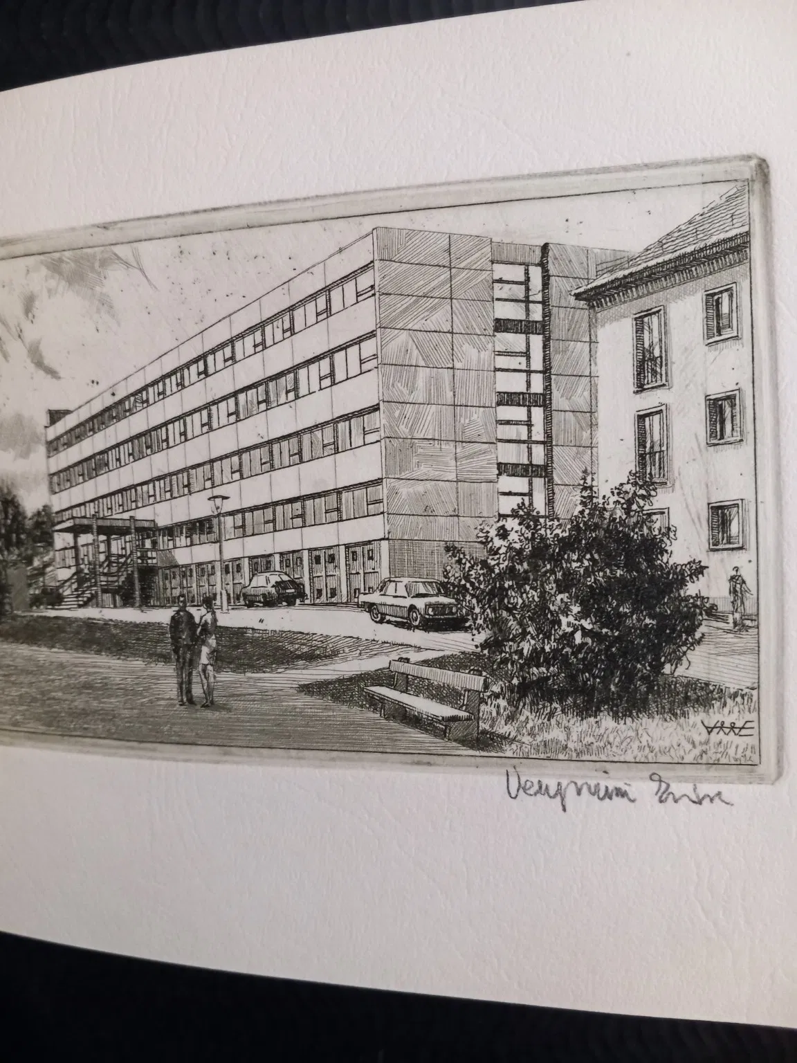 Hungarian Industrial Album Signed Etchings