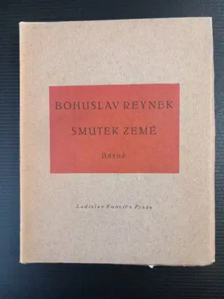 Bohuslav Reynek – Smutek země (Básně) 1924 – photo 1