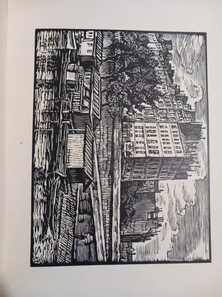 Karel Tondl – A Day by the Seine woodcuts – photo 2