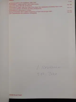 Jiří Kovanda (signed) Actions and Installations 2005-1976 – photo 2