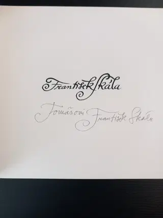 František Skála – s věnováním a podpisem – photo 2