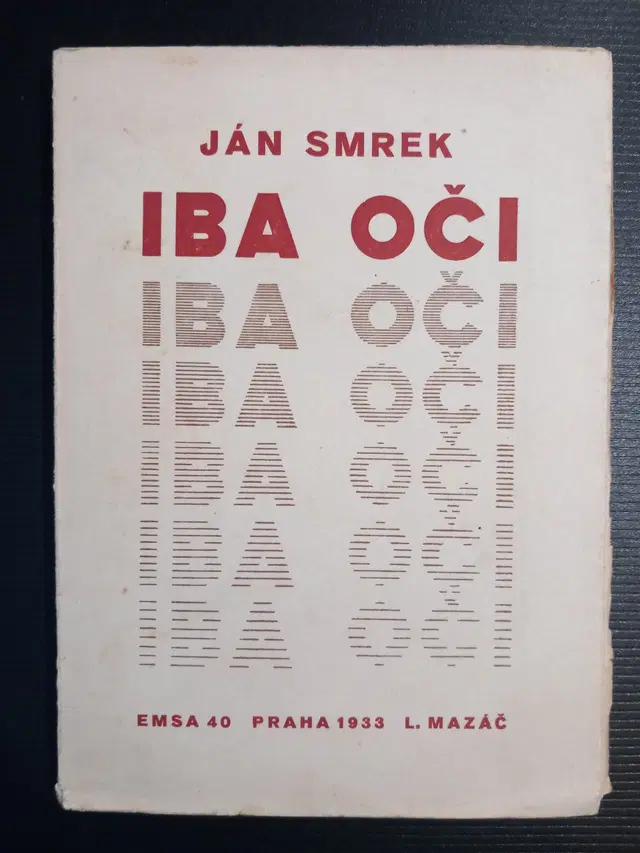 1933 Ján Smrek Iba oči