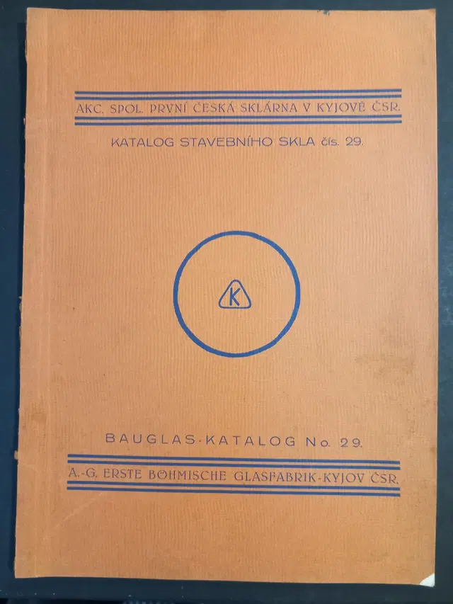 Kyjov Glassworks – Building Glass Catalogue No. 29. Bohuslav Fuchs, Hotel Avion