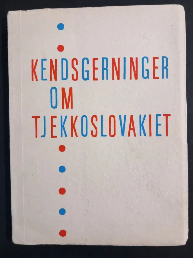 Kendsgerninger om Tjekkoslovakiet 1963 Milan Hegar design.