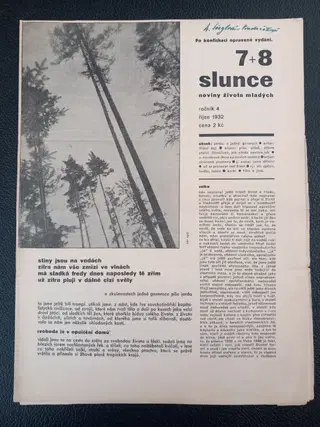 Czech Socialist Avant-Garde: Antar and Slunce — Two ISAV Publications with Matching Photographic Covers, 1931–1932 – photo 3