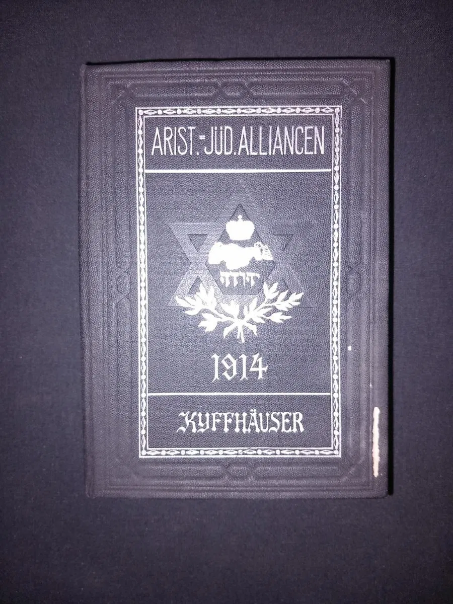 1914: Genealogická kapesní příručka „árijsko-židovských“ sňatků
