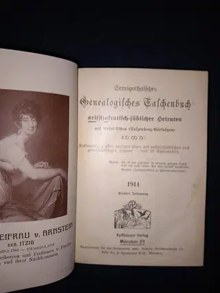 1914: Genealogická kapesní příručka „árijsko-židovských“ sňatků – photo 3