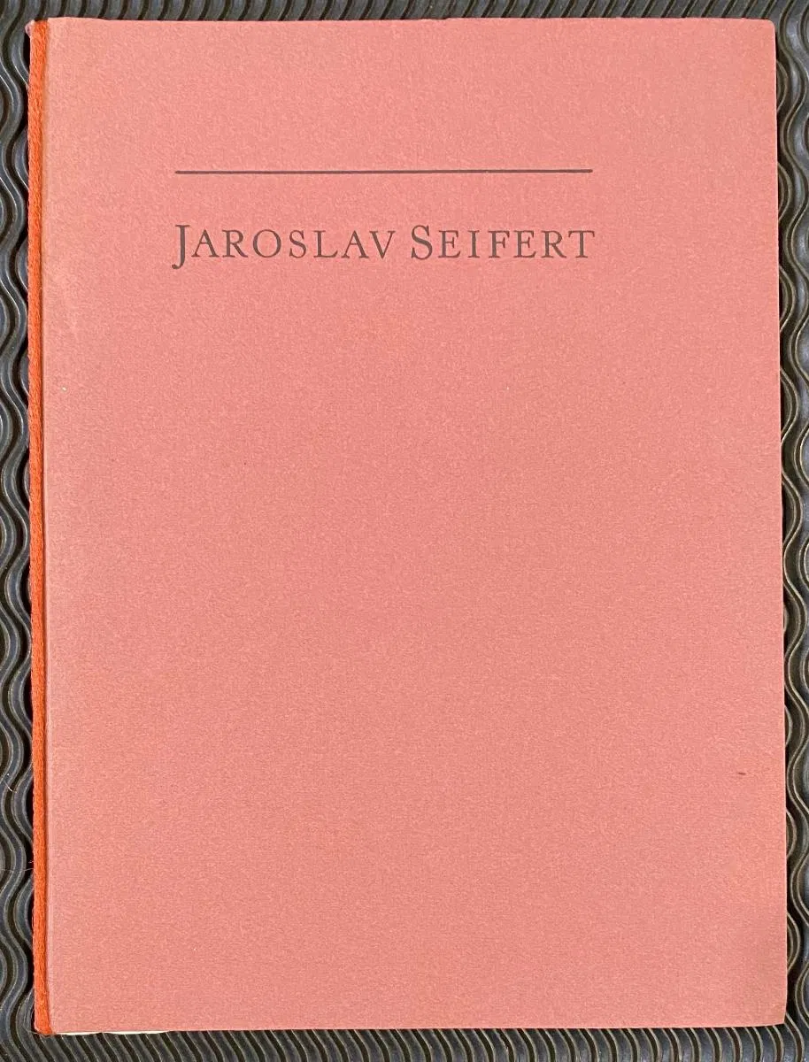 1980 Jaroslav Seifert. Nové zámecké schody (s podpisem)