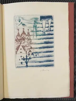 1980 Jaroslav Seifert. Nové zámecké schody (s podpisem) – photo 2