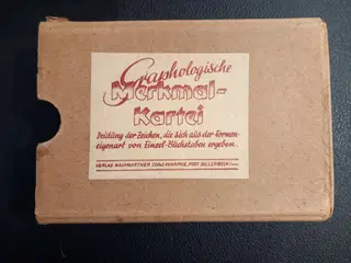 Graphologische Merkmal-Kartei – German Graphology Reference Card Index, ca. 1950s – photo 2