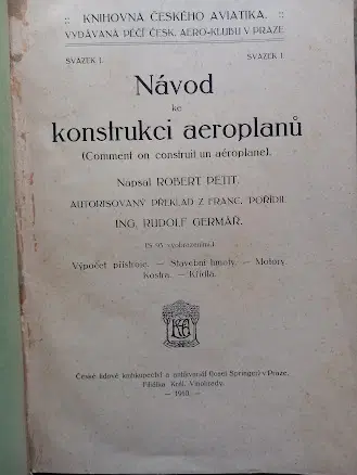 Návod ke konstrukci aeroplanů 1910