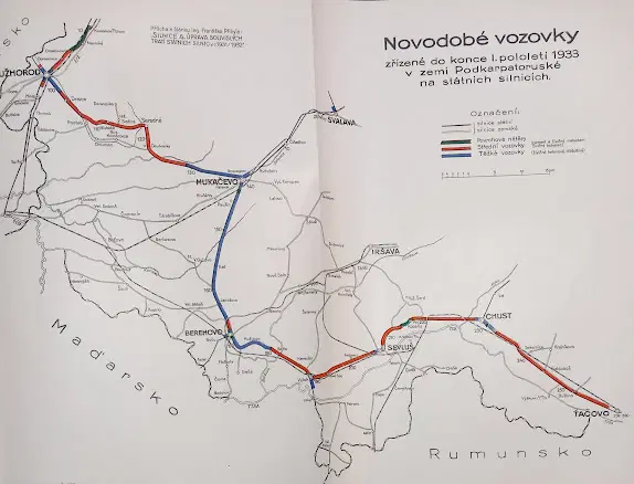 Technical work in Subcarpathian Ruthenia.