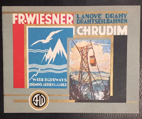 The Drahtseilbahnen-Chrudím Ropeway Conveyor 1929