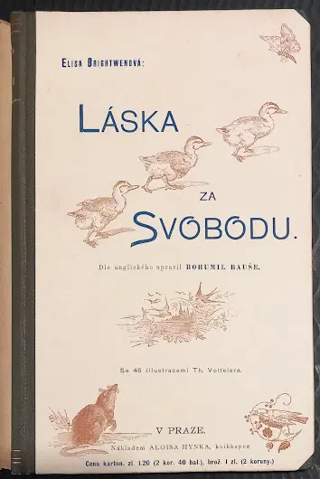 1st Czech edition of Wild Nature Won by Kindness 1897