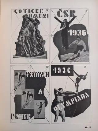 Modernist Art and Design Education in Czechoslovakia, 1936 – Complete Eight-Part Set – photo 1