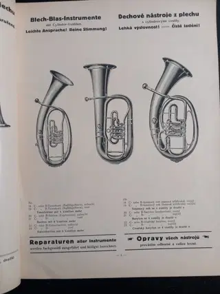Anton Riedl – Special Price List of Musical Instruments. Kraslice, Czechoslovakia. – photo 4