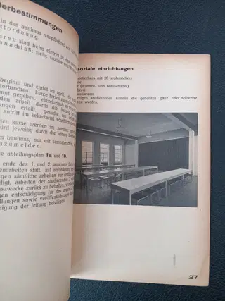 Bauhaus Dessau – Original Bauhaus Prospectus. Cover Design by Herbert Bayer – photo 4