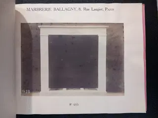 Marbrerie Ballagny – French Architectural Portfolio of Marble Fireplaces with Original Photographs, ca. 1900 – photo 4