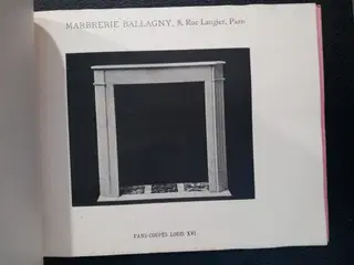 Marbrerie Ballagny – French Architectural Portfolio of Marble Fireplaces with Original Photographs, ca. 1900 – photo 5