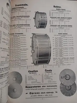 Anton Riedl – Special Price List of Musical Instruments. Kraslice, Czechoslovakia. – photo 5