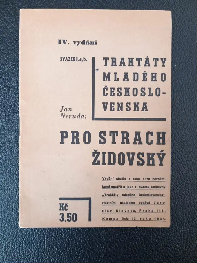 Jan Neruda – Pro strach židovský