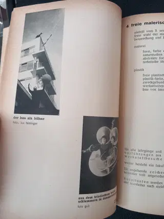 Bauhaus Dessau – Original Bauhaus Prospectus. Cover Design by Herbert Bayer – photo 3
