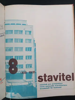 Stavitel, Year XII (1931) — Complete Year with all Zdeněk Rossmann Wrappers – photo 5
