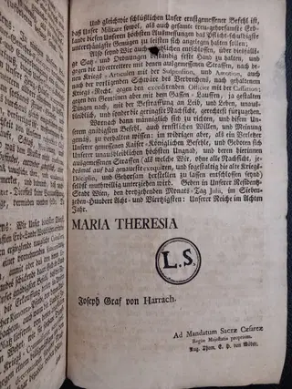 Maria Theresa – Military Regulations for the Habsburg Hereditary Lands, 1748 – photo 2