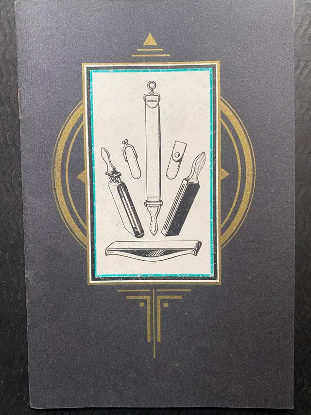 Bláha & Comp. Catalogue of Leather Razor Strops (en/fr)