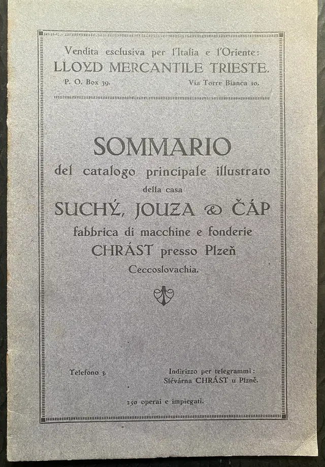 Suchý, Jouza & Čáp - Sommario del catalogo principale