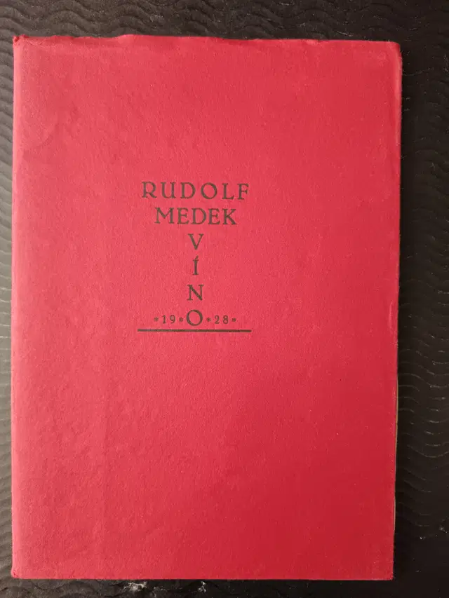 R. Medek - Víno 1928