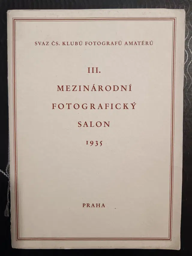 III. Mezinárodní fotografický salon 1935