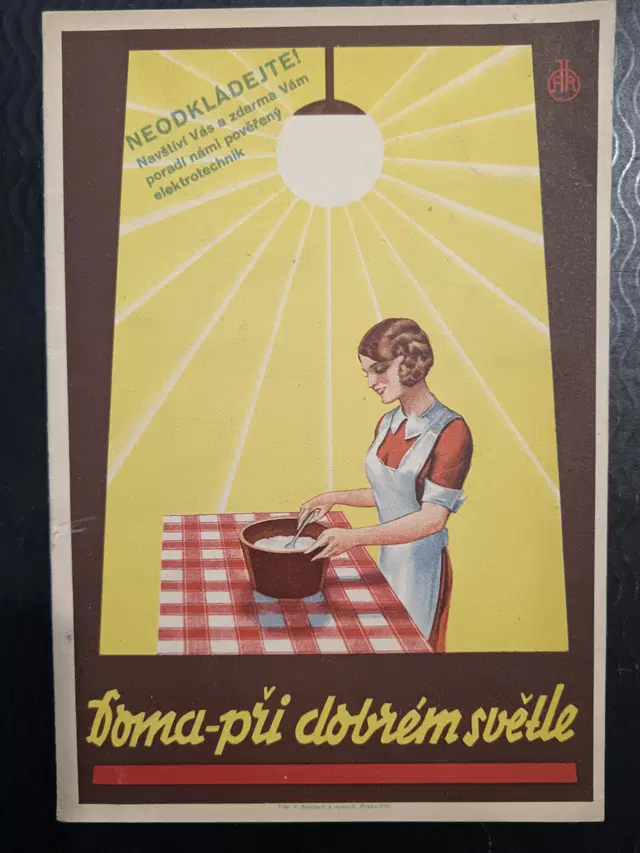 Účelné osvětlení v domácnosti 1933