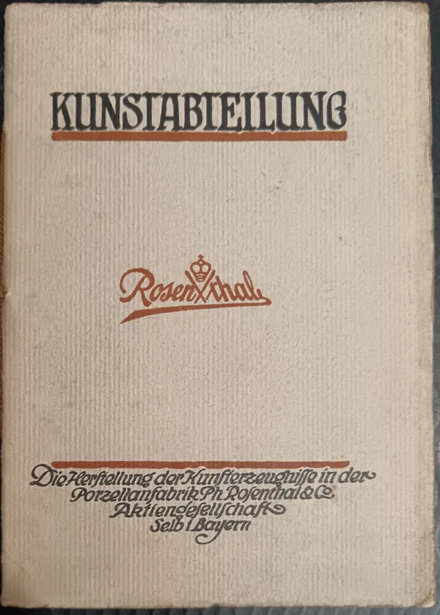 Rosenthal Porzellanfabrik: Kunstabteilung
