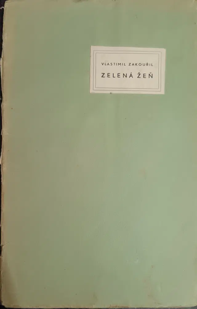 V. Zakouřil - Zelená žeň 1936
