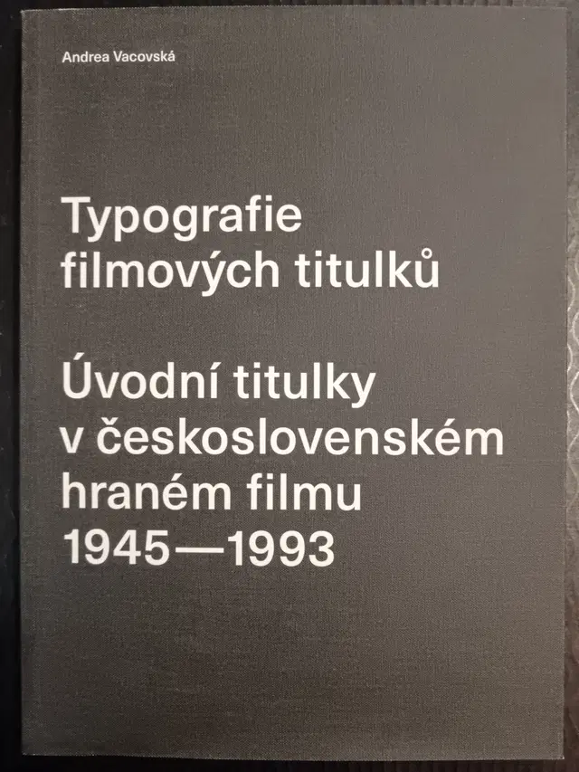 Typografie filmových titulků 1945-1993