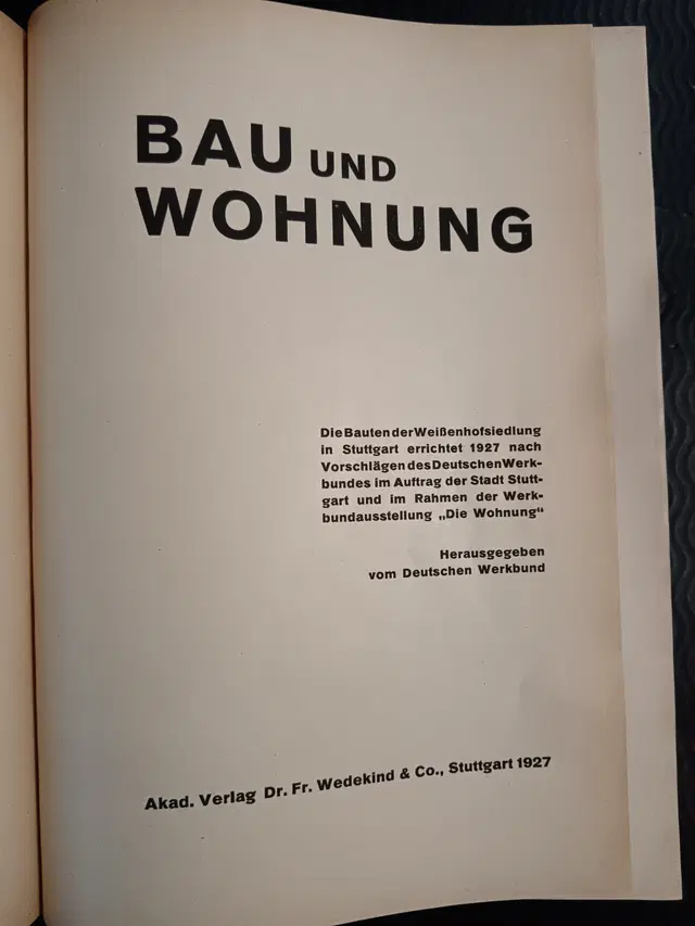 1927-1939 Bau und Wohnung / Zwei Wohnuhäuser von Le Corbusier und Pierre Jeanneret / Gute Eigenheime /25 Einfamilien-Häuser