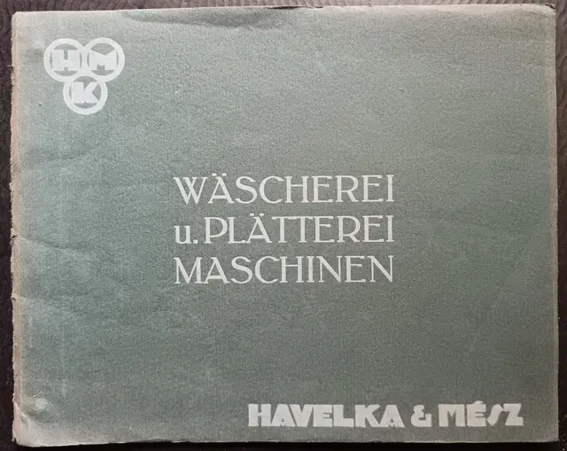 Havelka & Mész, katalog pracích strojů 1927