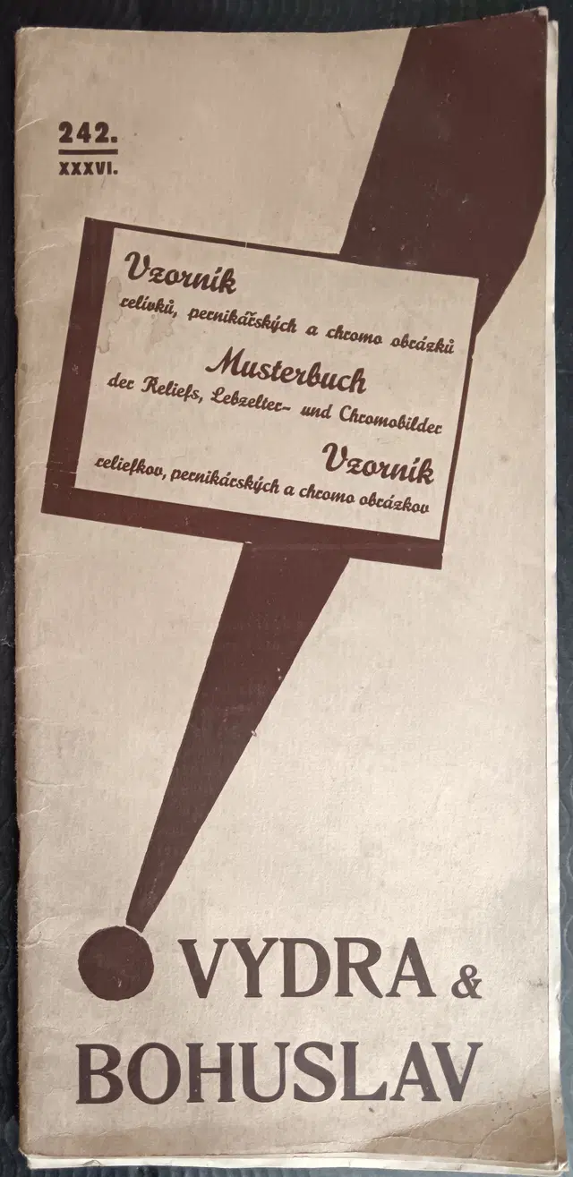 Vydra & Bohuslav: XXXVI. Vzorník relívků, perníkářských a chromo obrázků (193x)